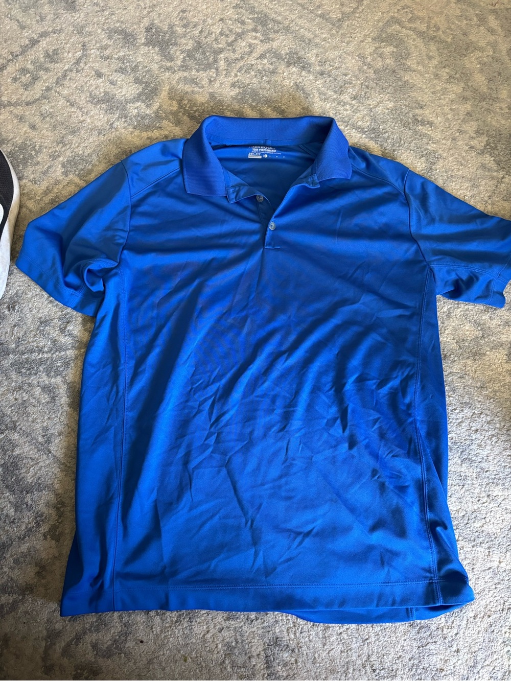 Nike Men's Golf Polo Shirt in Royal Blue - Performance Fabric